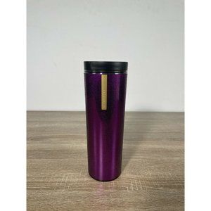 NEW STARBUCKS 2013 Purple Pebbled Textured Travel Tumbler Mug 16oz